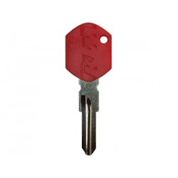 Llave con transponder roja...